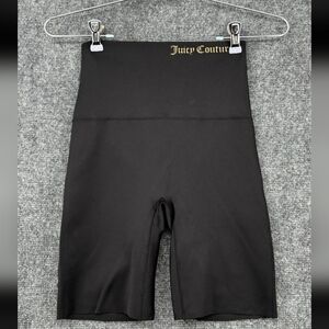 Juicy Couture Black High-Waisted Control Compression Shapewear Shorts Girdle New